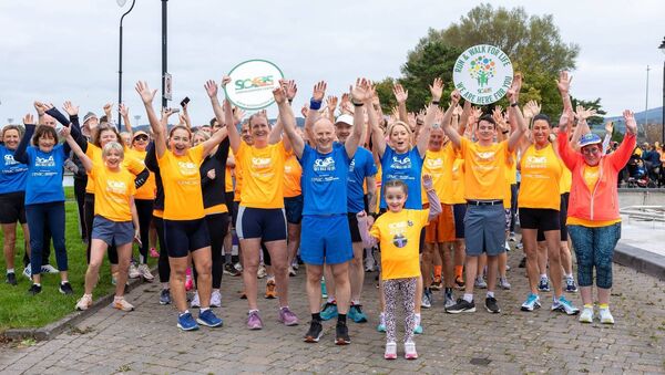 Guest of Honour Caoimhe Power at the start of the Dunravan Solas Run & Wall for Life 2025 on Saturday 11th October 2025. Guest of Honour Caoimhe Power at the start of the Dunravan Solas Run & Wall for Life 2025 on Saturday 11th October 2025.