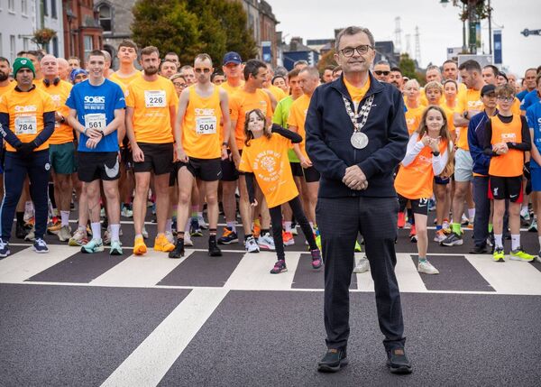 Mayor of Waterford City & County Council at the Solas Run & Walk For Life 2025 on Sunday 12th October 2025. Pic: Garrett FitzGerald Mayor of Waterford City & County Council at the Solas Run & Walk For Life 2025 on Sunday 12th October 2025. Pic: Garrett FitzGerald
