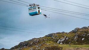World's first cable car dive in Co Cork