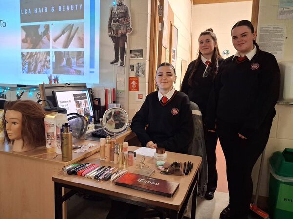 Hair and Beauty stand at the open night