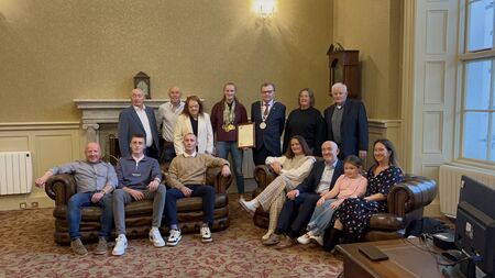Tramore boxer Zara Breslin is celebrated in City Hall for boxing success