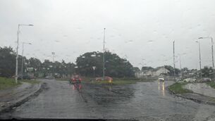 <p>According to the notice it's expected there will be heavy rain and possible thundery downpours. Stock image</p>