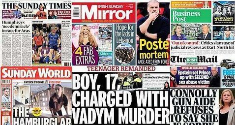 What the papers say: Sunday's front pages