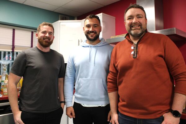 Left to Right- Liam Hartigan PACT, Gavin O'Neill, PACT and Dave Power, DAY Left to Right- Liam Hartigan PACT, Gavin O'Neill, PACT and Dave Power, DAY