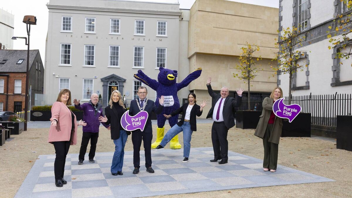 Waterford proudly flies its Purple Flag again