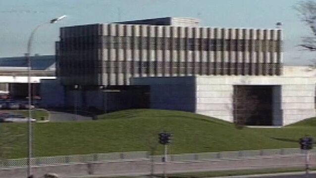 <p>The former Waterford Crystal building, pictured in 1990</p>