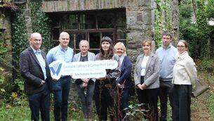 <p>Auctioneer and valuer, Michael O'Leary, with Waterford City and County Council staff members; Conor O’Neill, Vicki Butler, Anna Juraszek, Bernadette Drohan, Sandra O’Donnell, Ciarán Bourke and Michelle Daly</p>