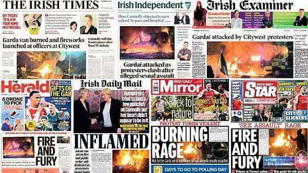 What the papers say: Wednesday's front pages