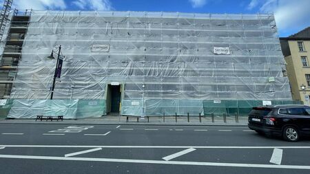 Pictures: Scaffolding comes down at Waterford's iconic City Hall 