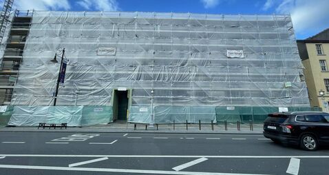 Pictures: Scaffolding comes down at Waterford's iconic City Hall 
