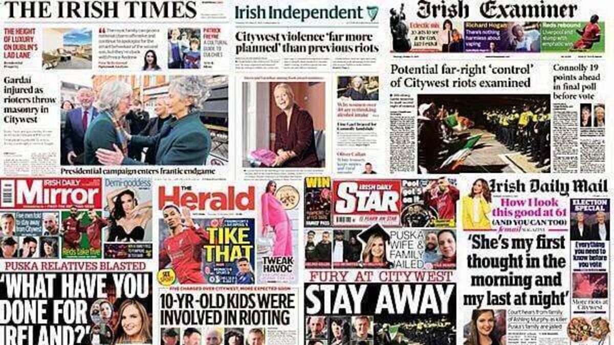 What the papers say: Thursday's front pages