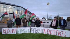 IPSC protest Red Hat over continuing Israeli military ties