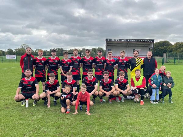 Portlaw Utd FC Premier League squad