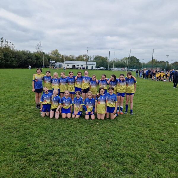 Portlaw Camogie clubs players who competed in the U11 tournament.