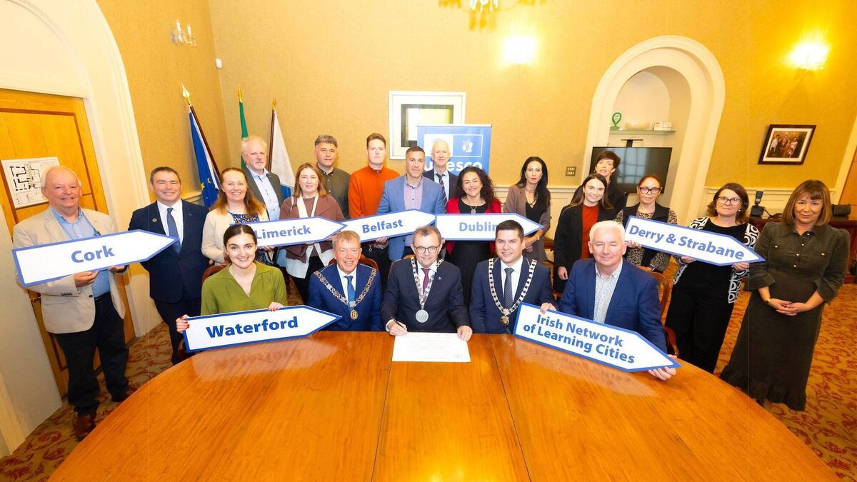 Waterford officially joins the Learning Cities network with signing of MoU