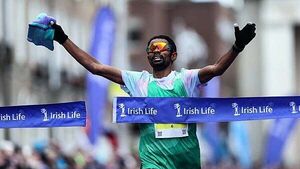 Daniel Mesfin and Eebbissee Addunyaa crowned Dublin Marathon winners Daniel Mesfin and Eebbissee Addunyaa crowned Dublin Marathon winners