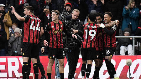 Bournemouth up to second as Sean Dyche suffers opening league defeat