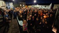 Huge crowed gathers in County Waterford village to demand more garda resources