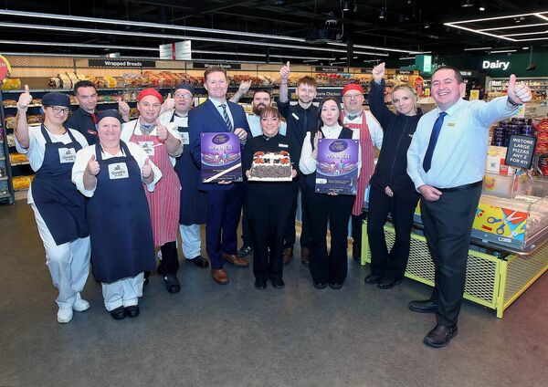 Quish's SuperValu,Tramore owner, Cormac Quish, store manager Niall Shanaghy are pictured with staff members celebrating their double win. Pic: Noel Browne Quish's SuperValu,Tramore owner, Cormac Quish, store manager Niall Shanaghy are pictured with staff members celebrating their double win. Pic: Noel Browne