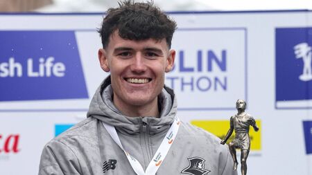 "I'm over the moon to put a marathon on the board" 