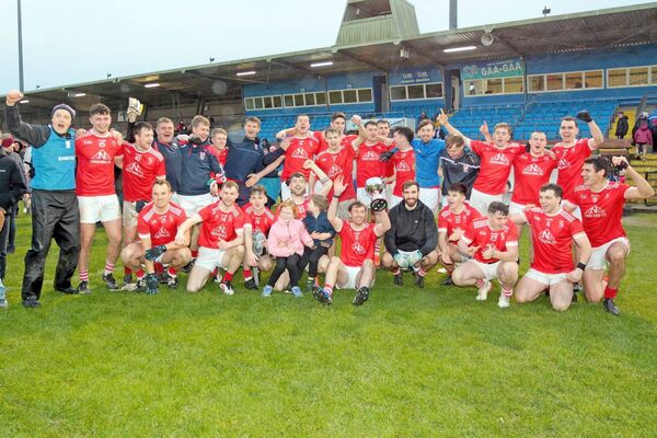 Stradbally celebrate promotion to the senior ranks after defeating Brickey Rangers in Cappoquin Logistic Fraher Field. Photos: Eddie Dee Stradbally celebrate promotion to the senior ranks after defeating Brickey Rangers in Cappoquin Logistic Fraher Field. Photos: Eddie Dee