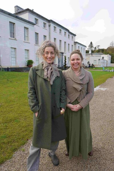 Carrie Crowley with Sara Dolan pictured at Mount Congreve House in Waterford Carrie Crowley with Sara Dolan pictured at Mount Congreve House in Waterford