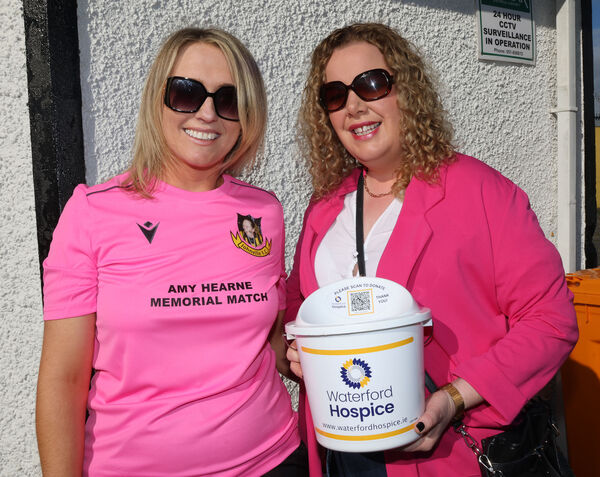 Gemma Whelan and Amy whelan, at the Amy Hearne Memorial match hoste by Johnville FC. Photo: Joe Evans  Gemma Whelan and Amy whelan, at the Amy Hearne Memorial match hoste by Johnville FC. Photo: Joe Evans