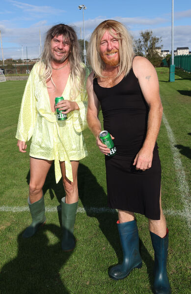 Stewart and Paul, at the Amy Hearne Memorial match hoste by Johnville FC. Photo: Joe Evans  Stewart and Paul, at the Amy Hearne Memorial match hoste by Johnville FC. Photo: Joe Evans