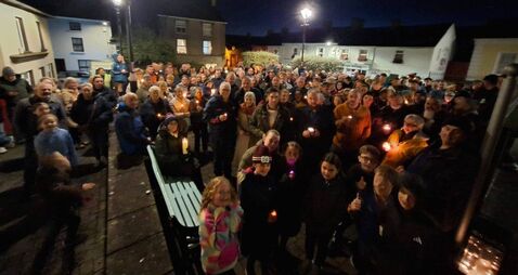 Huge crowd gathers in County Waterford village to demand more garda resources