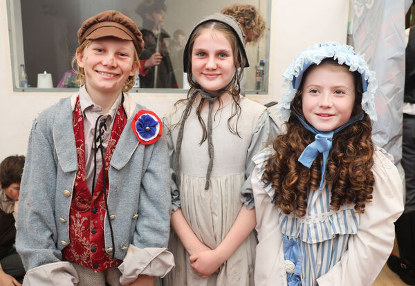 Back stage at De La Salle College, production of Les Misérables. Photo: Joe Evans  Back stage at De La Salle College, production of Les Misérables. Photo: Joe Evans