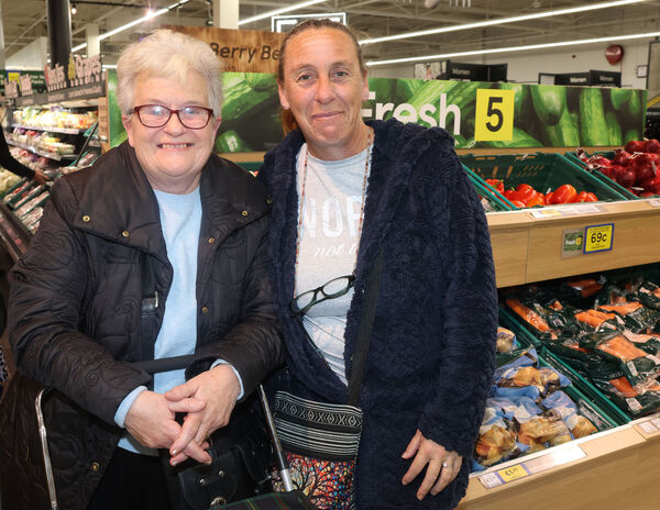 Nancy Barry and Lisa Marks, at the official launch of the New Look Tesco Lisduggan. Photo: Joe Evans  Nancy Barry and Lisa Marks, at the official launch of the New Look Tesco Lisduggan. Photo: Joe Evans