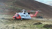 Rescue 117 and emergency services called to assist injured walker on Comeragh Mountains