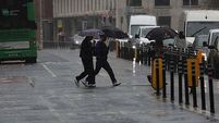 Yellow rain warning issued for four counties