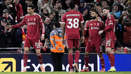 Mohamed Salah scores 250th Liverpool goal to end losing run against Aston Villa