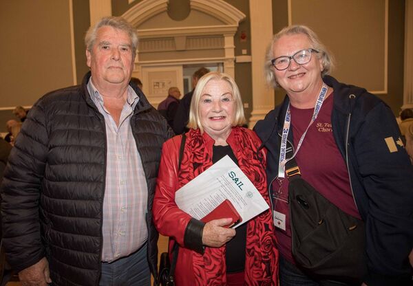 Attending were John Kearney, Oliva Freyne and Corinne Murphy. Photo: John Power