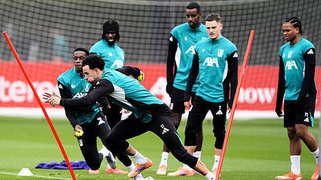 Curtis Jones returns to training for Liverpool but Alexander Isak remains absent