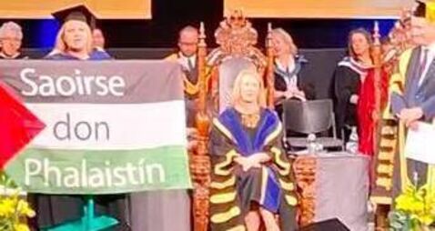 Students at SETU graduation demand college cuts ties with company that supports Israeli military 