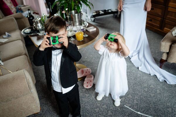 Adam and Sarah's two beautiful children, Noah and Sadie Photo: David Murphy Adam and Sarah's two beautiful children, Noah and Sadie Photo: David Murphy