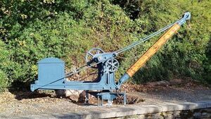 Historic crane fully restored by Waterford Suir Valley Railway