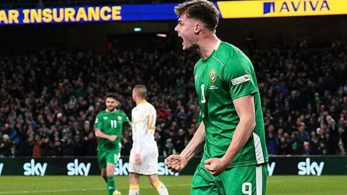 Evan Ferguson included in Republic of Ireland squad for World Cup qualifiers