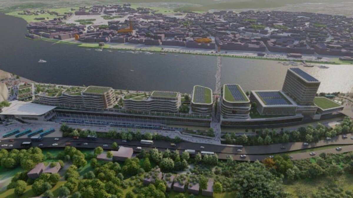 Significant updates on North Quays: Train station, Bridge, Clock Tower