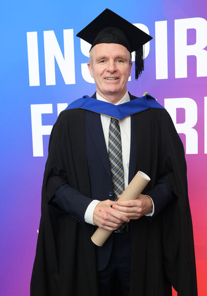 Tony McMahon, graduated in Master of Business in Internationalisation, at SETU. Photo: Joe Evans