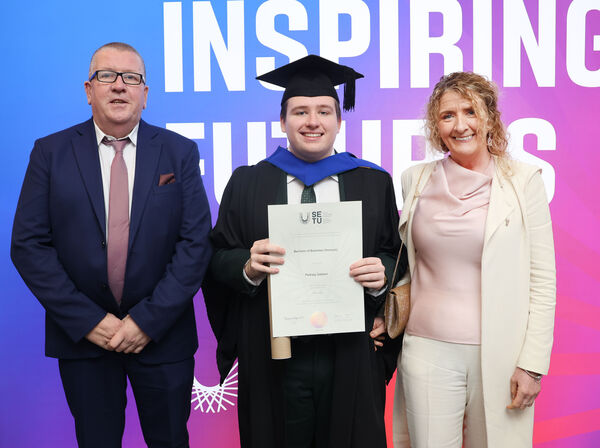  Padraig Galibert, who graduated Bacfhelor of Business (honours) at SETU. Photo: Joe Evans