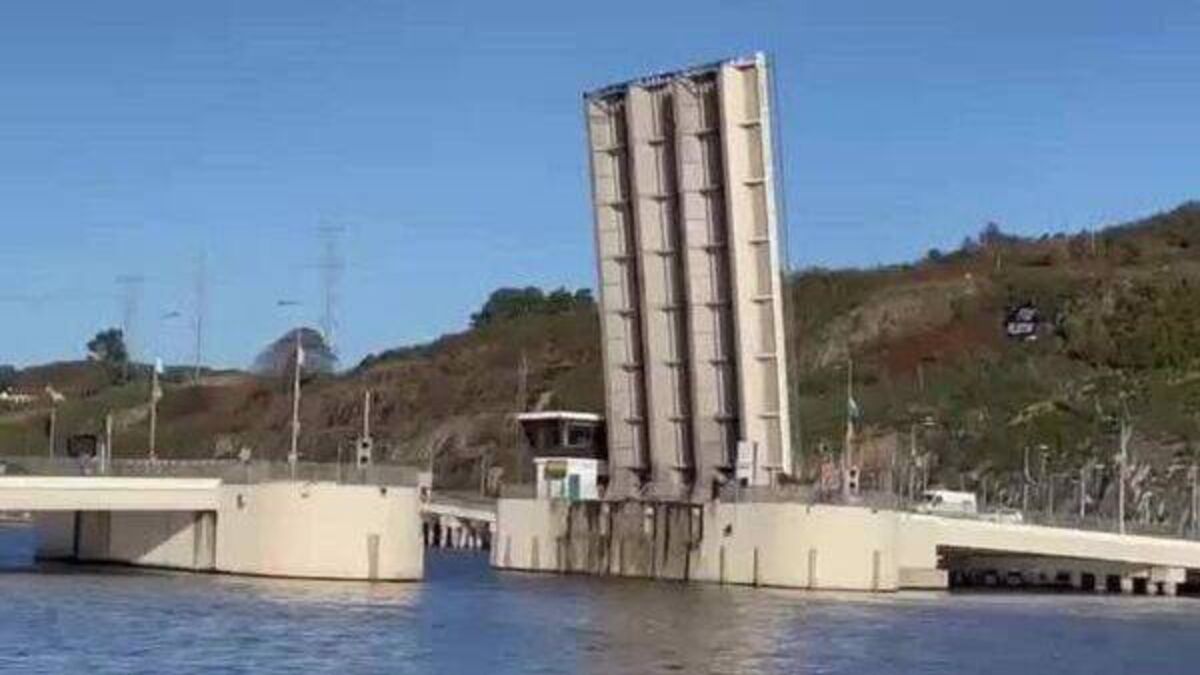 WATCH THE VIDEO: Rice Bridge in Waterford scheduled to lift twice on Monday morning
