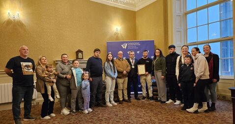 Mayor's tribute to Waterford man who jumped into river to rescue a person in distress