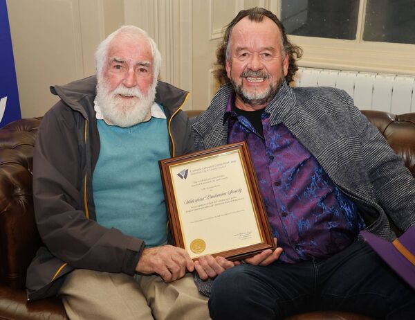 Jimmy Kelly and Padraig O'Griofa. Photo: Joe Evans