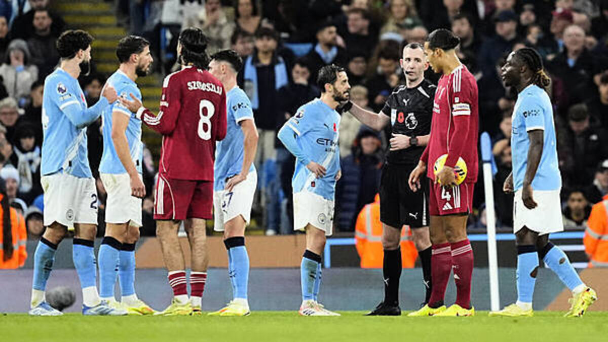 Liverpool complain to PGMOL about Virgil van Dijk’s disallowed goal at Man City