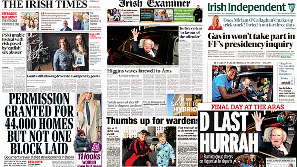 What the papers say: Tuesday's front pages