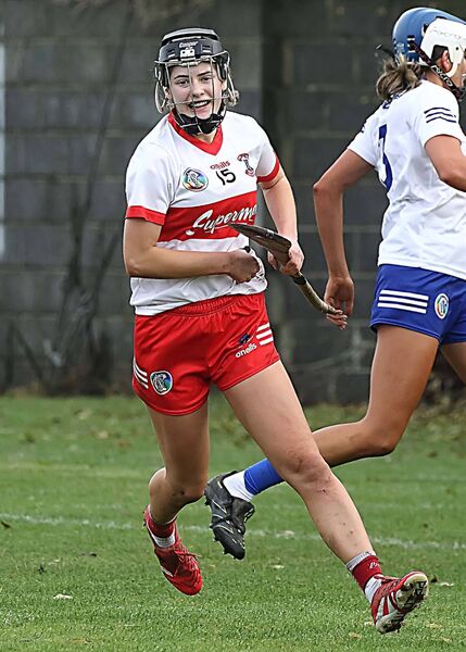 De La Salle's Maggie Gostl is all smiles after she scored a great first-half goal.