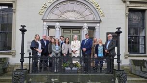 <p>The French Ambassador Celine Place with members of Waterford Chamber of Commerce. Photo: The Embassy of France on Linkedin</p>